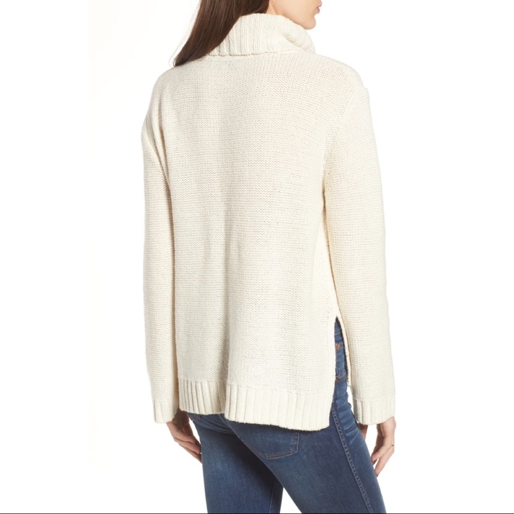 Madewell Flecked Turtleneck Sweater - Picture 3 of 10